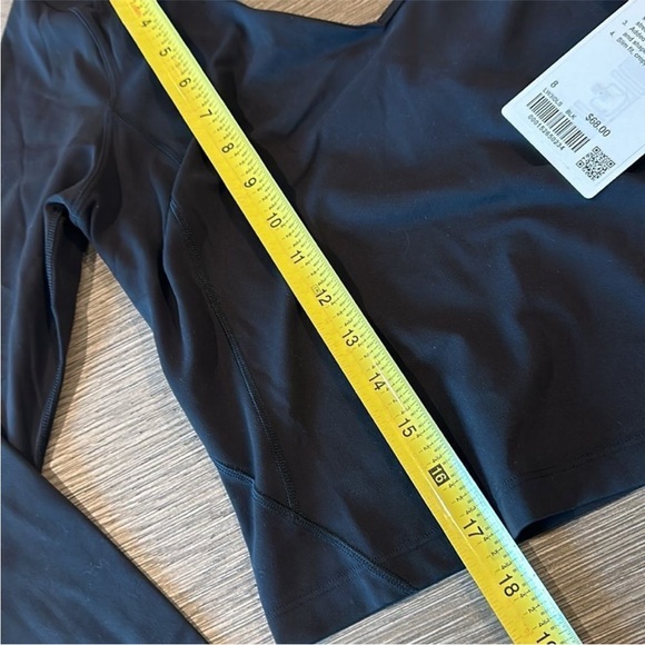 Lululemon Align Long Sleeve Shirt Black size 8 NEW WITH TAGS 🖤 - Picture 8 of 9